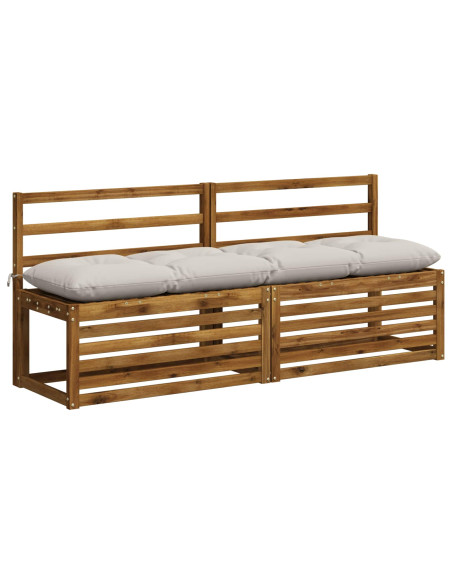 Cuscino per panchina VIANEN 100% Poliestere Bianco
