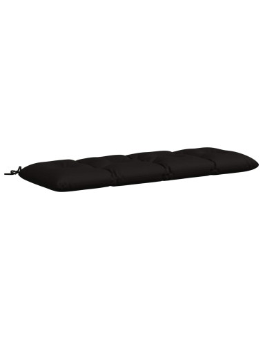 Cuscino per panchina VIANEN 100% Poliestere Nero