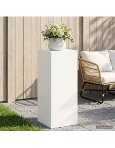 Supporto per piante Bianco 40 x 40 x 100 cm Acciaio