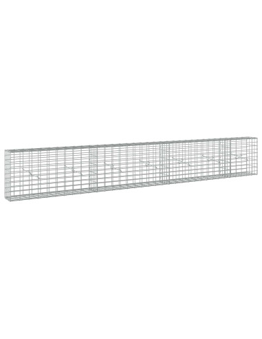 Gabione con Filo da 3,5 mm e Rete da 5x10 cm 350x20x50 cm