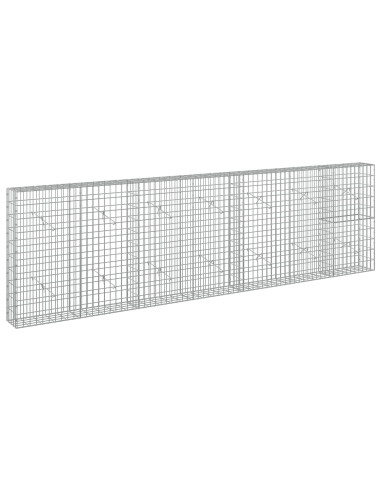 Gabione con Filo da 3,5 mm e Rete da 5x10 cm 350x20x100 cm