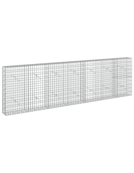 Gabione con Filo da 3,5 mm e Rete da 5x10 cm 350x20x100 cm