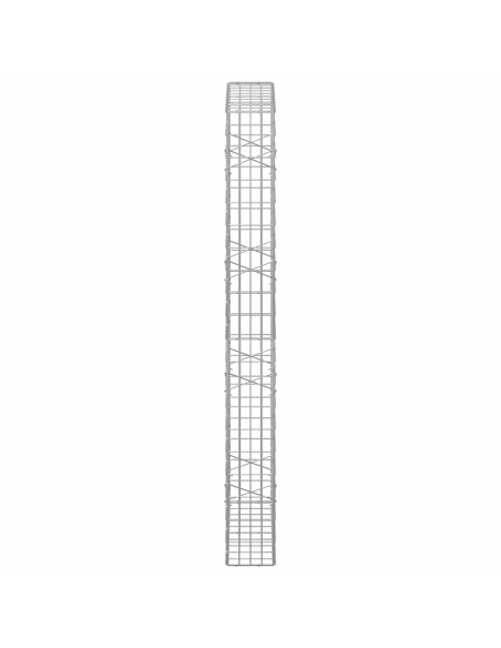 Gabione con Filo da 3,5 mm e Rete da 5x10 cm 100x20x200 cm