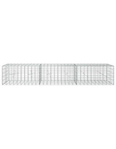 Gabione con Filo da 3,5 mm e Rete da 5x10 cm 300x20x50 cm