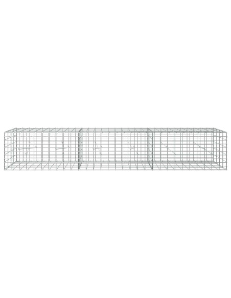 Gabione con Filo da 3,5 mm e Rete da 5x10 cm 300x20x50 cm