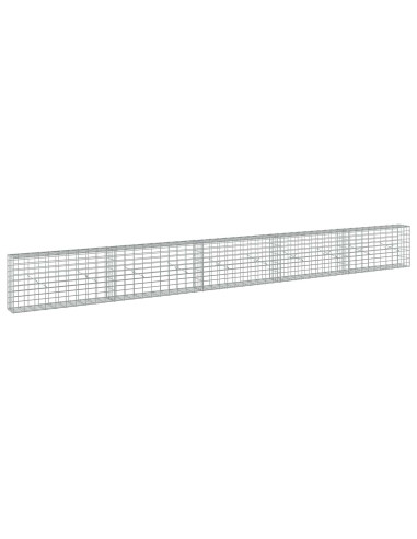 Gabione con Filo da 3,5 mm e Rete da 5x10 cm 500x20x50 cm