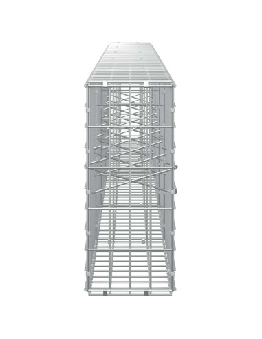 Gabione con Filo da 3,5 mm e Rete da 5x10 cm 500x20x50 cm