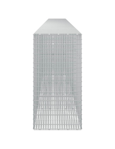 Gabione con Filo da 5 mm e Rete da 5x2,5 cm 850x50x100 cm