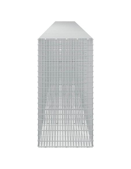 Gabione con Filo da 5 mm e Rete da 5x2,5 cm 850x50x100 cm