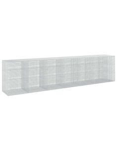 Gabione con Filo da 5 mm e Rete da 5x2,5 cm 650x100x150 cm 2