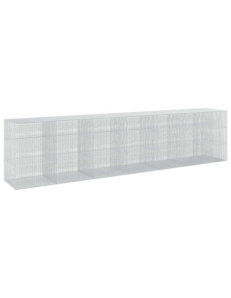 Gabione con Filo da 5 mm e Rete da 5x2,5 cm 650x100x150 cm