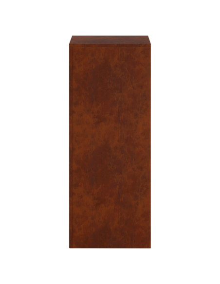 Supporto per piante 2 pz Ruggine 40 x 40 x 100 cm