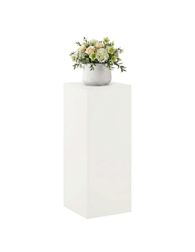 Supporto per piante Bianco 40 x 40 x 100 cm Acciaio