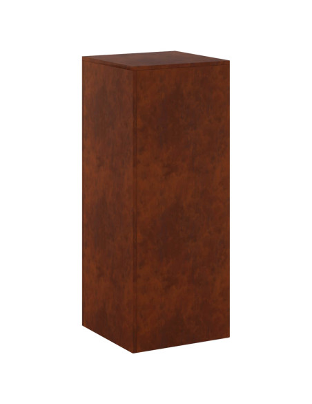 Supporto per piante Ruggine 40 x 40 x 100 cm Acciaio Corten