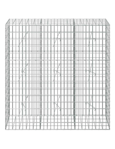 Gabione con Filo da 3,5 mm e Rete da 5x10 cm 150x20x150 cm