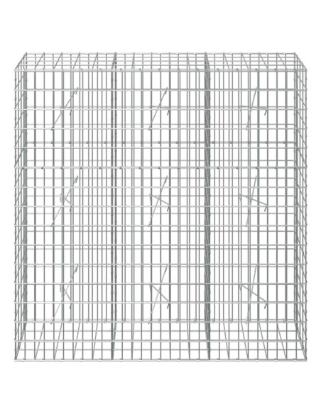 Gabione con Filo da 3,5 mm e Rete da 5x10 cm 150x20x150 cm