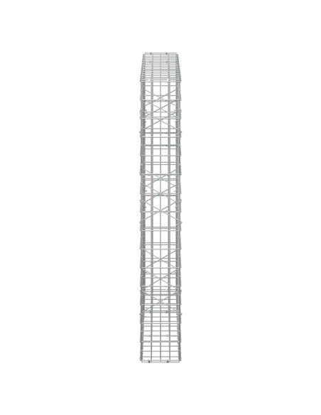 Gabione con Filo da 3,5 mm e Rete da 5x10 cm 150x20x150 cm