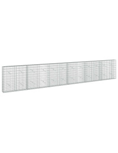 Gabione con Filo da 3,5 mm e Rete da 5x10 cm 600x20x100 cm 2