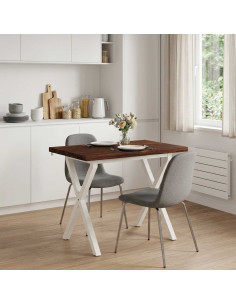 Tavolo da pranzo quadrato 110 x 55 x 75 cm
