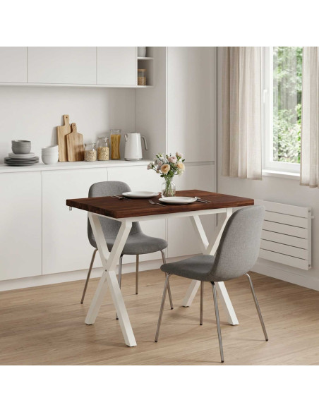 Tavolo da pranzo quadrato 110 x 55 x 75 cm