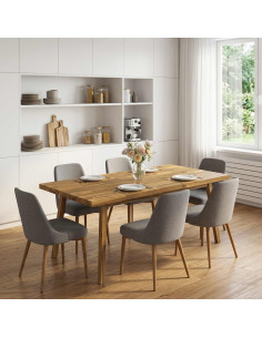 Piano del Tavolo Rettangolare 140 x 60 x 3,2 cm Rettangolare