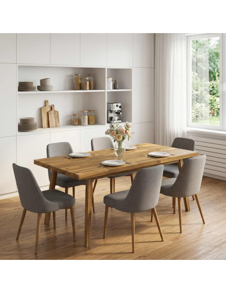 Piano del Tavolo Rettangolare 140 x 60 x 3,2 cm Rettangolare
