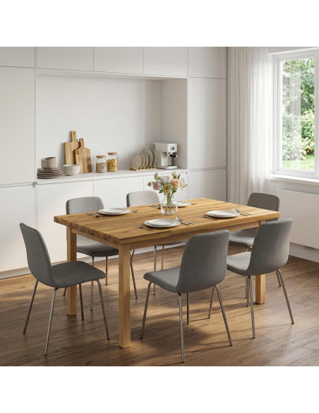 Piano del Tavolo Rettangolare 90 x 80 x 3,2 cm Rettangolare