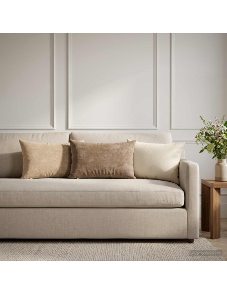 Cuscino 2 pz HEERLEN Marrone 40 x 60 cm Tessuto Chenille