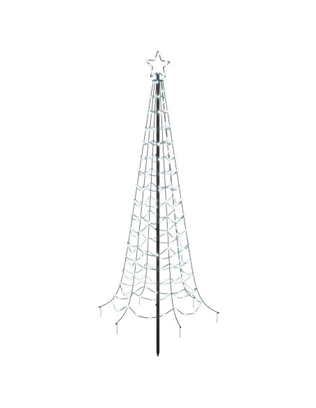 Albero di Natale a spirale LED con picchetto EKENAS 180 cm