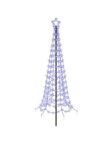 Albero di Natale a spirale LED con picchetto EKENAS 180 cm