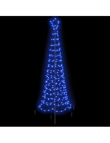 Albero di Natale a spirale LED con picchetto EKENAS 180 cm