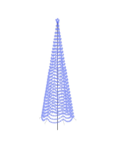 Albero di Natale a spirale LED con picchetto EKENAS 500 cm