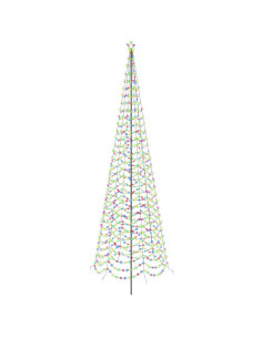Albero di Natale a spirale LED con picchetto EKENAS 400 cm 2