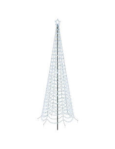 Albero di Natale a spirale LED con picchetto EKENAS 300 cm 2