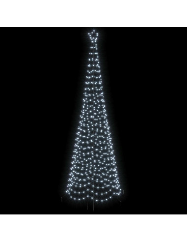 Albero di Natale a spirale LED con picchetto EKENAS 300 cm