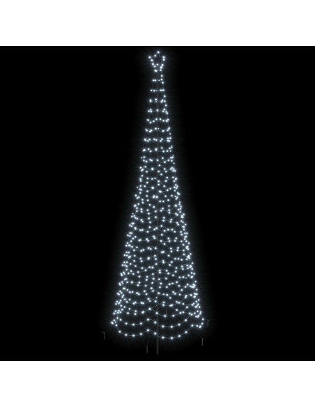 Albero di Natale a spirale LED con picchetto EKENAS 300 cm