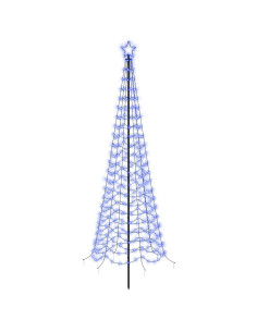 Albero di Natale a spirale LED con picchetto EKENAS 250 cm 2