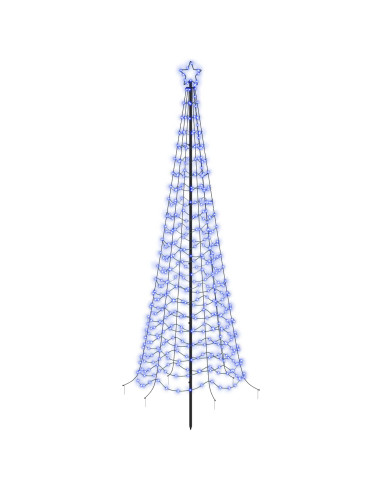 Albero di Natale a spirale LED con picchetto EKENAS 250 cm