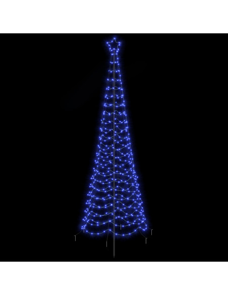 Albero di Natale a spirale LED con picchetto EKENAS 250 cm