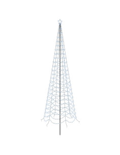 Albero di Natale a spirale LED con picchetto EKENAS 400 cm 2