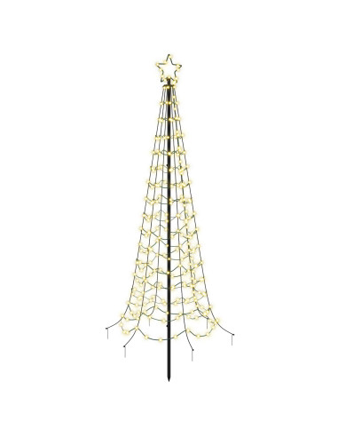 Albero di Natale a spirale LED con picchetto EKENAS 180 cm