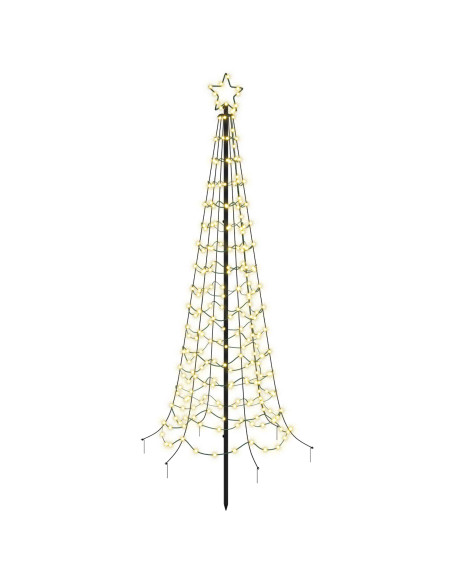 Albero di Natale a spirale LED con picchetto EKENAS 180 cm