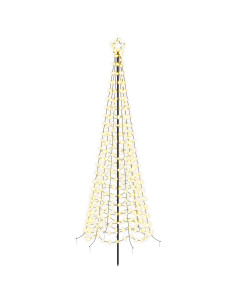 Albero di Natale a spirale LED con picchetto EKENAS 250 cm 2