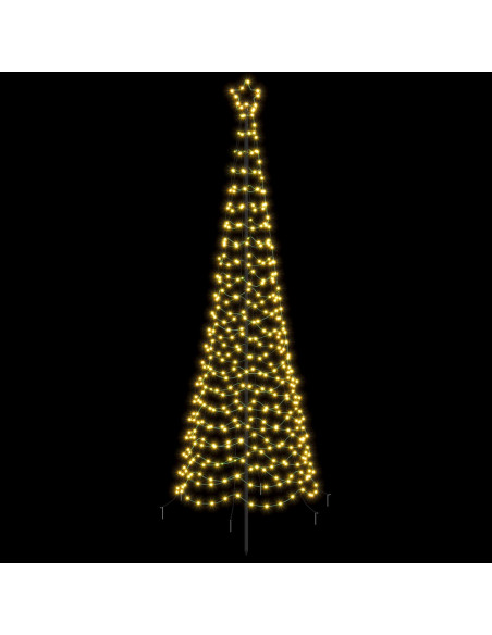 Albero di Natale a spirale LED con picchetto EKENAS 250 cm