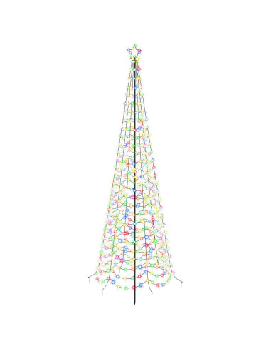 Albero di Natale a spirale LED con picchetto EKENAS 300 cm