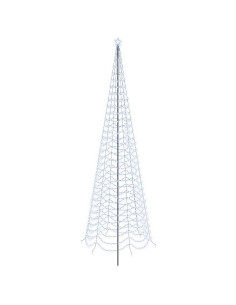 Albero di Natale a spirale LED con picchetto EKENAS 500 cm 2