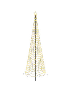 Albero di Natale a spirale LED con picchetto EKENAS 300 cm 2