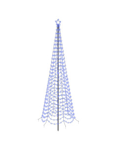 Albero di Natale a spirale LED con picchetto EKENAS 300 cm 2