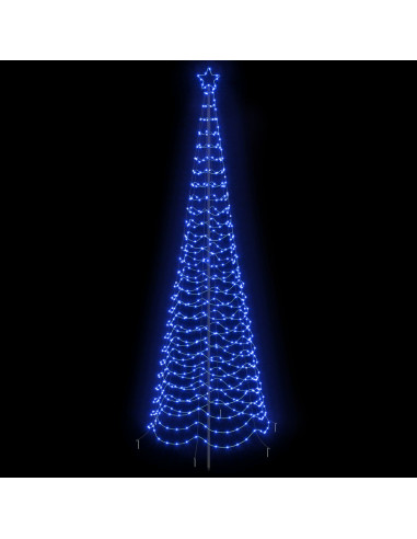 Albero di Natale a spirale LED con picchetto EKENAS 300 cm