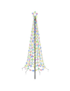 Albero di Natale a spirale LED con picchetto EKENAS 180 cm 2